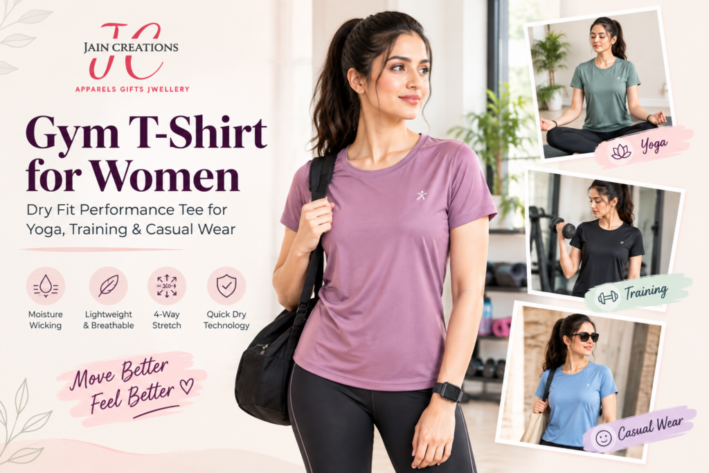 5 Women Gym T-Shirt: Comfort, Performance & Style